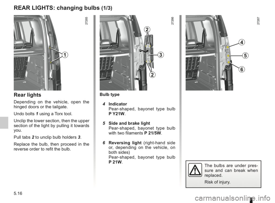 RENAULT KANGOO 2014 X61 / 2.G Owners Manual RENAULT KANGOO 2014 X61 / 2.G Owners Manual