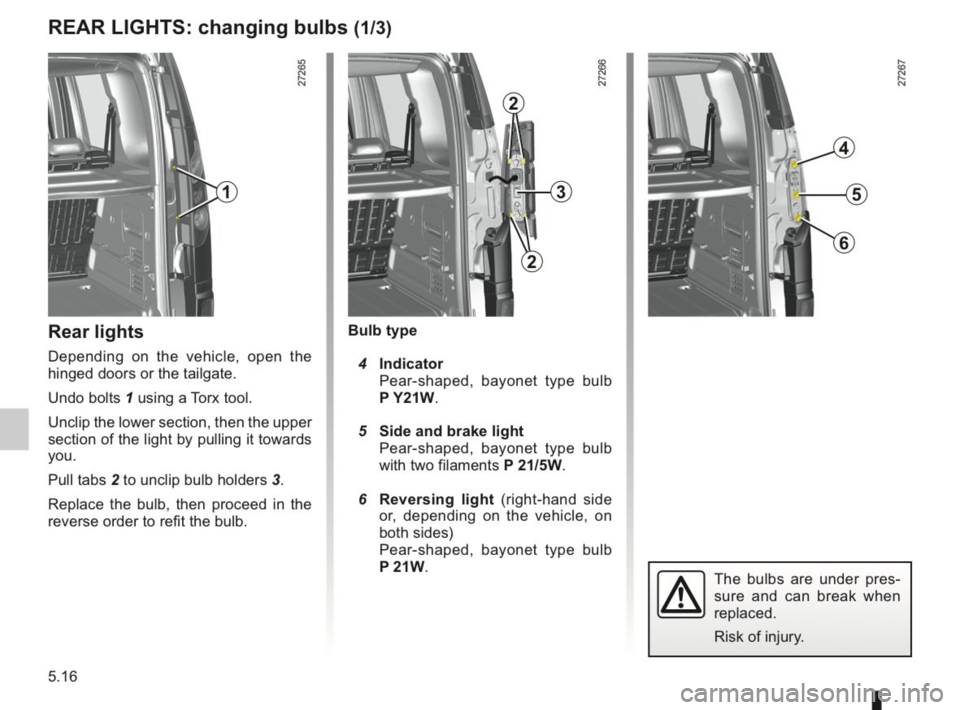 RENAULT KANGOO 2014 X61 / 2.G Owners Manual 