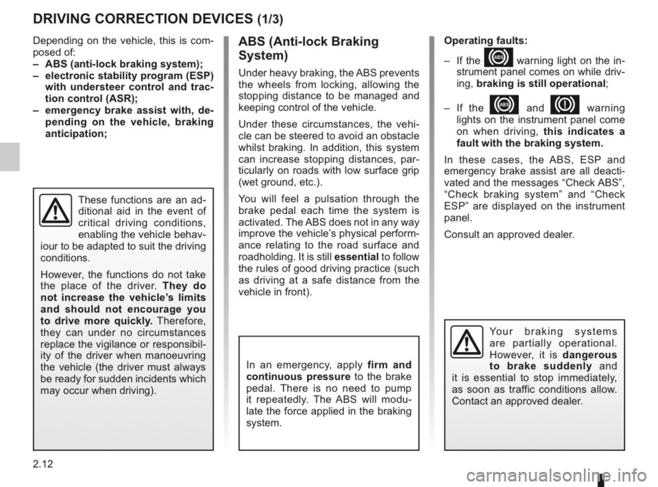 RENAULT KANGOO 2014 X61 / 2.G Owners Manual RENAULT KANGOO 2014 X61 / 2.G Owners Manual, Page 95