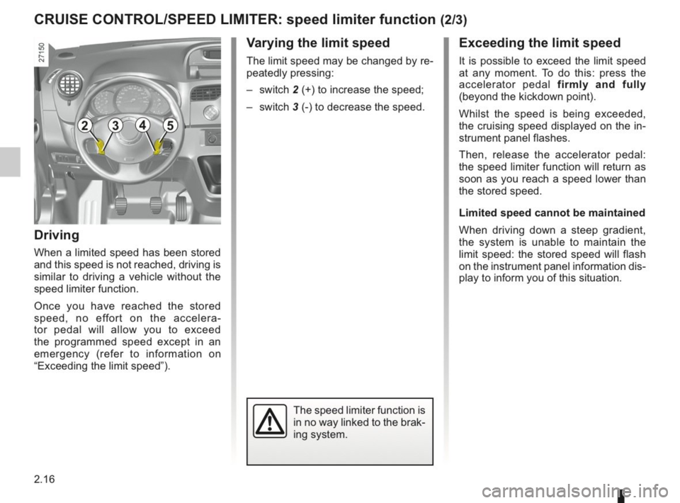 RENAULT KANGOO 2014 X61 / 2.G Owners Manual RENAULT KANGOO 2014 X61 / 2.G Owners Manual, Page 99