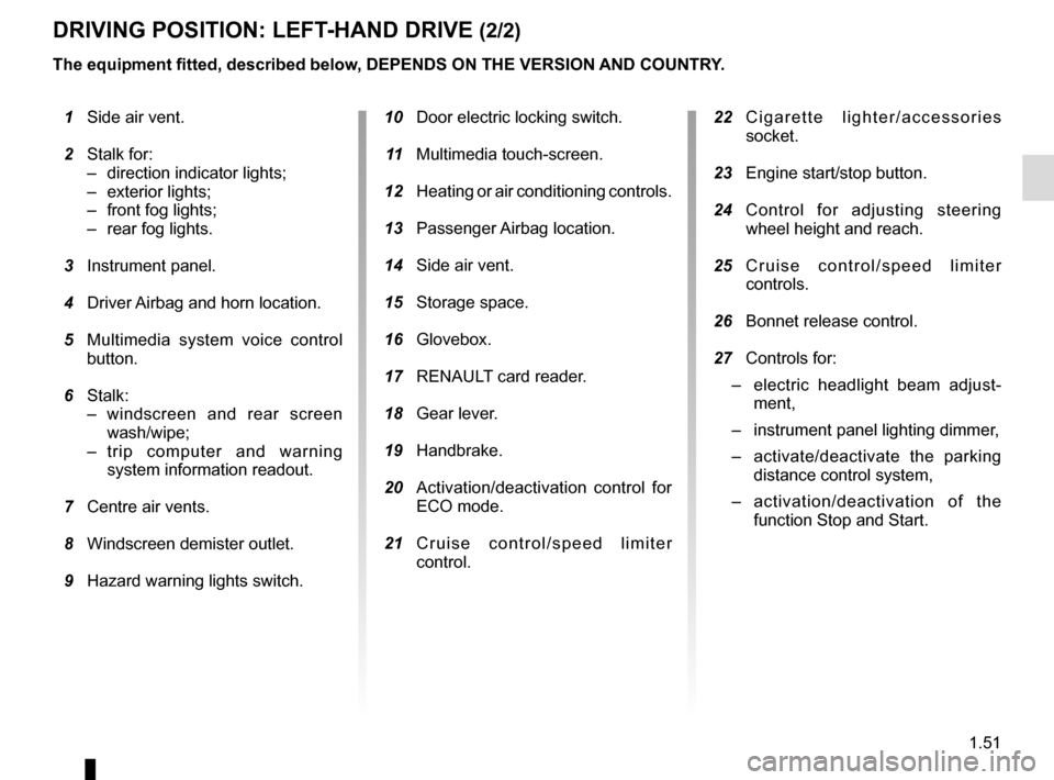 RENAULT CLIO 2015 X98 / 4.G Owners Manual RENAULT CLIO 2015 X98 / 4.G Owners Manual, Page 57