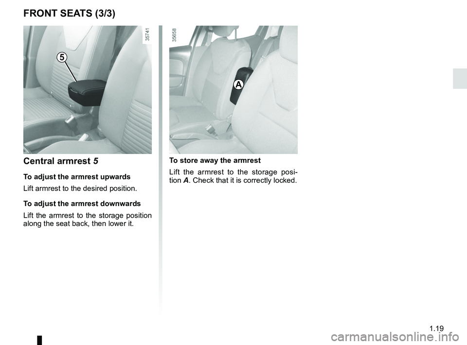 RENAULT CLIO 2017 X98 / 4.G Owners Manual RENAULT CLIO 2017 X98 / 4.G Owners Manual, Page 25