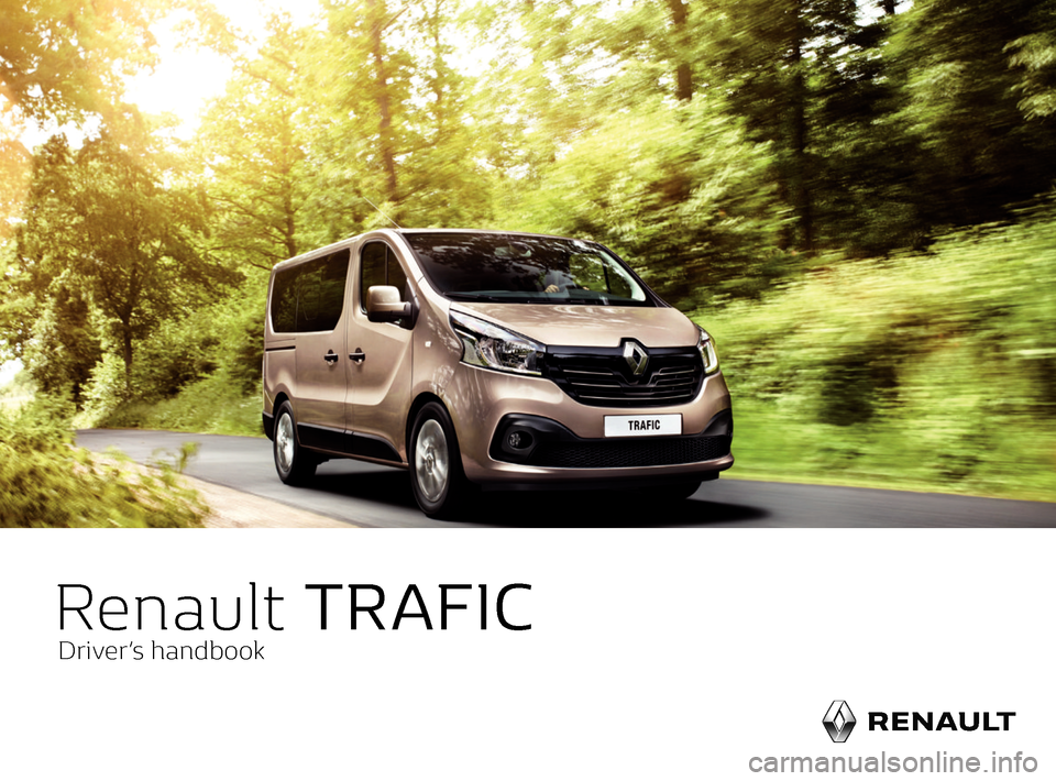 RENAULT TRAFIC 2017 X82 / 3.G Owners Manual 