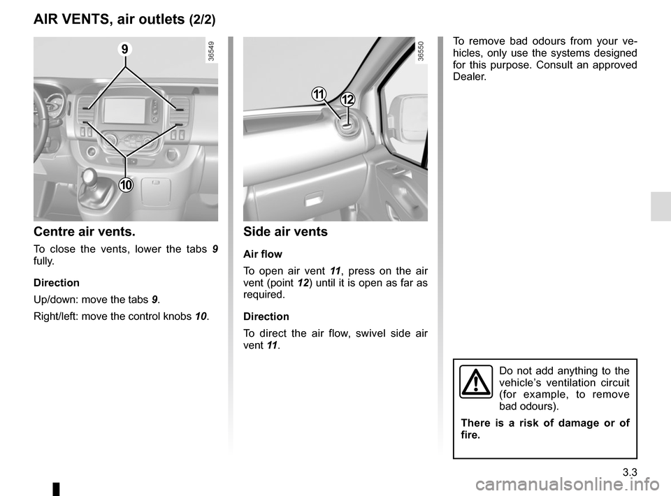 RENAULT TRAFIC 2017 X82 / 3.G Owners Manual RENAULT TRAFIC 2017 X82 / 3.G Owners Manual, Page 167