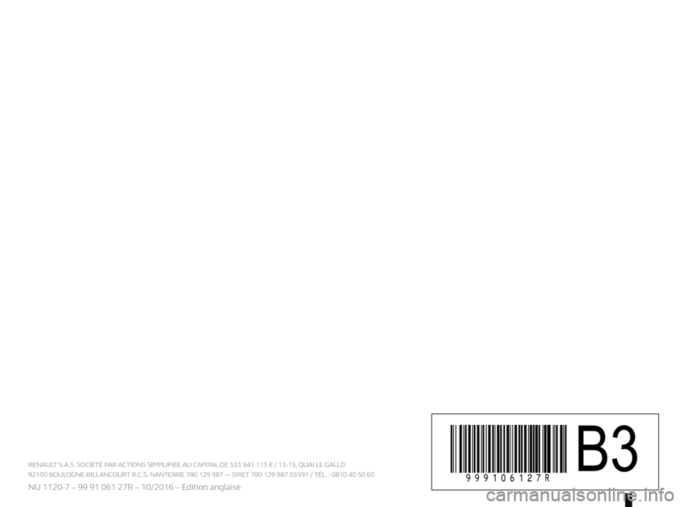 RENAULT TRAFIC 2017 X82 / 3.G Owners Manual RENAULT TRAFIC 2017 X82 / 3.G Owners Manual, Page 294
