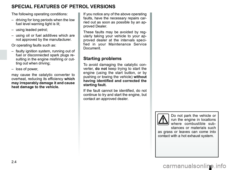 RENAULT SANDERO 2012 Repair Manual driving ................................................... (up to the end of the DU)
catalytic converter ................................. (up to the end of the DU)
catalytic converter .............. RENAULT SANDERO 2012 Repair Manual driving ................................................... (up to the end of the DU)
catalytic converter ................................. (up to the end of the DU)
catalytic converter ..............