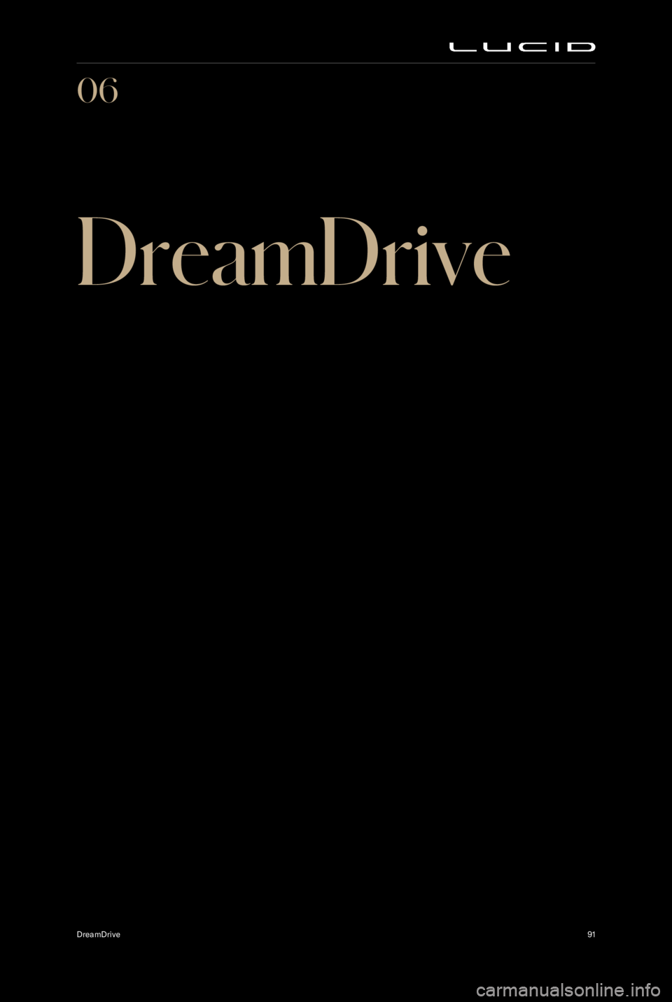 LUCID AIR 2022  Owners Manual 06DreamDrive
DreamDrive91 