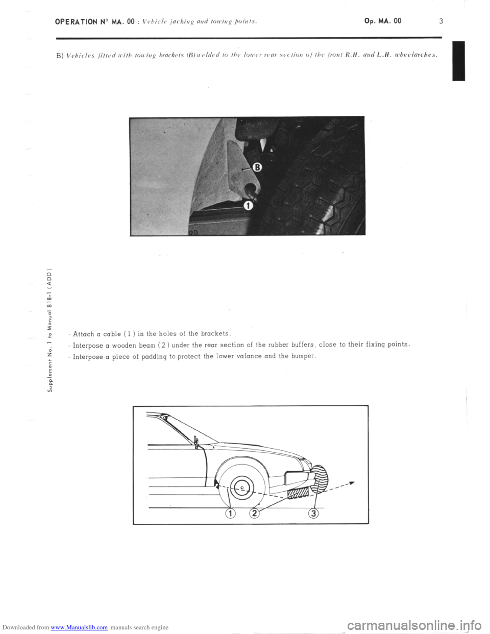 Citroen CX 1980 1.G Owners Manual Downloaded from www.Manualslib.com manuals search engine   