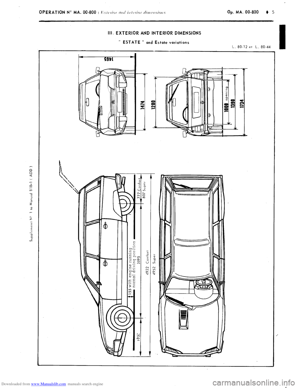 Citroen CX 1974 1.G Owners Guide Downloaded from www.Manualslib.com manuals search engine   