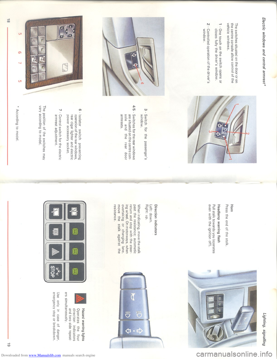 Citroen XM 1993 1.G User Guide Downloaded from www.Manualslib.com manuals search engine   