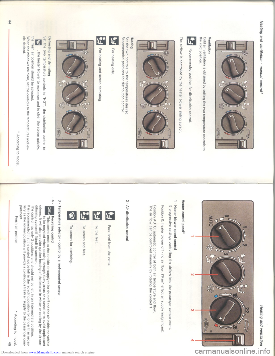 Citroen XM 1993 1.G Owners Guide Downloaded from www.Manualslib.com manuals search engine Citroen XM 1993 1.G Owners Guide Downloaded from www.Manualslib.com manuals search engine