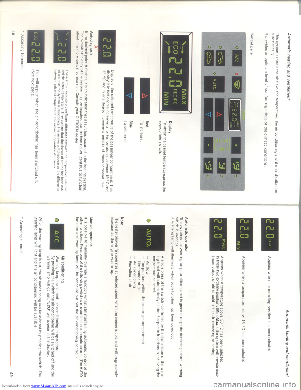 Citroen XM 1993 1.G Owners Guide Downloaded from www.Manualslib.com manuals search engine Citroen XM 1993 1.G Owners Guide Downloaded from www.Manualslib.com manuals search engine