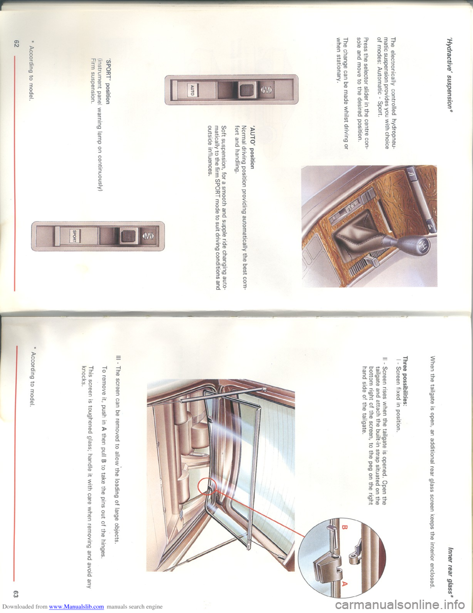 Citroen XM 1993 1.G Owners Guide Downloaded from www.Manualslib.com manuals search engine Citroen XM 1993 1.G Owners Guide Downloaded from www.Manualslib.com manuals search engine