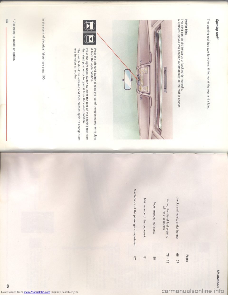 Citroen XM 1993 1.G Owners Guide Downloaded from www.Manualslib.com manuals search engine   