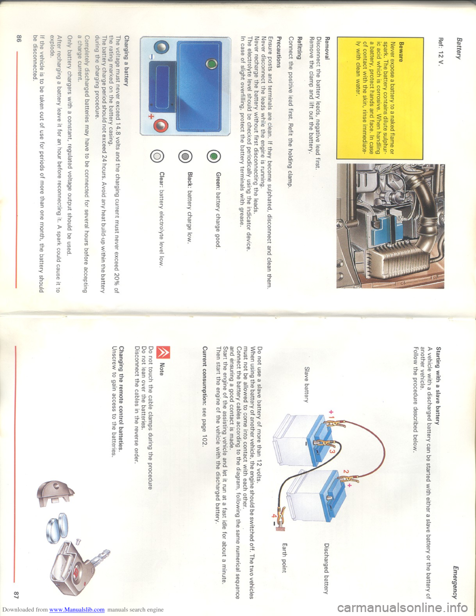 Citroen XM 1993 1.G Service Manual Downloaded from www.Manualslib.com manuals search engine Citroen XM 1993 1.G Service Manual Downloaded from www.Manualslib.com manuals search engine