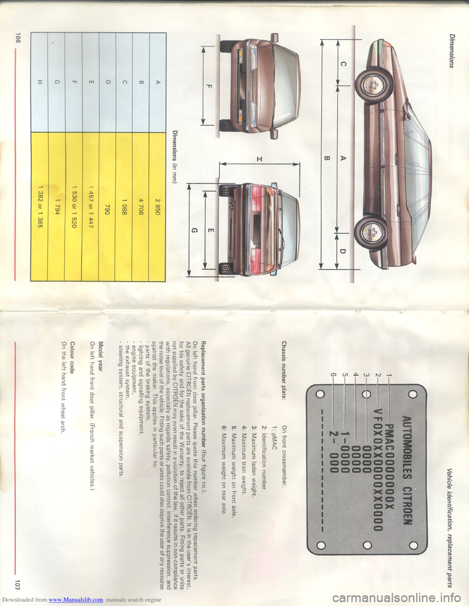Citroen XM 1993 1.G Workshop Manual Downloaded from www.Manualslib.com manuals search engine Citroen XM 1993 1.G Workshop Manual Downloaded from www.Manualslib.com manuals search engine