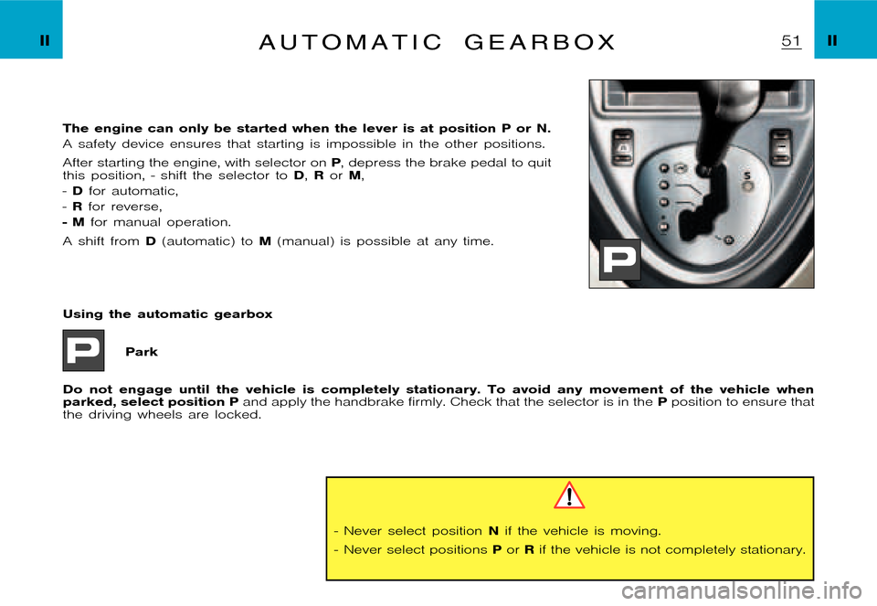 Citroen XSARA PICASSO DAG 2005.5 1.G Service Manual �P�i�c�a�s�s�o �2�0�0�4�-�1�C�:�\�D�o�c�u�m�e�n�t�u�m�\�C�h�e�c�k�o�u�t�\�N�6�8�_�0�4�_�0�1�_�T�0�3�3�-�E�N�G�.�w�i�n �6�/�5�/�2�0
�0�4 �9�:�3�1
�I�I �I�IA u t o m a t i c g e a r b o x
�T�h�e �e�n�g�