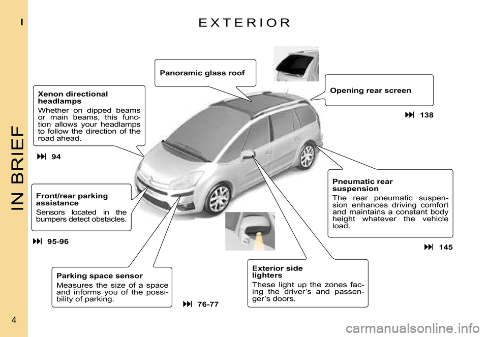 Citroen C4 PICASSO 2007.5 1.G Owners Manual 