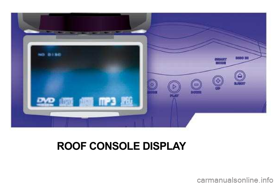 Citroen C8 DAG 2008.5 1.G Owners Manual ROOF CONSOLE DISPLAY  