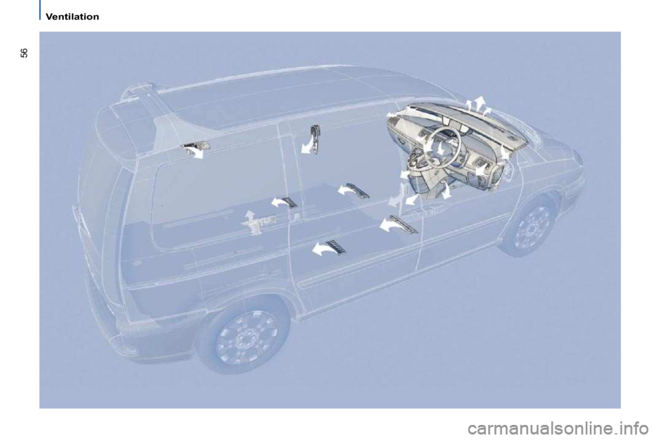 Citroen C8 2009.5 1.G Workshop Manual 56
 Ventilation   