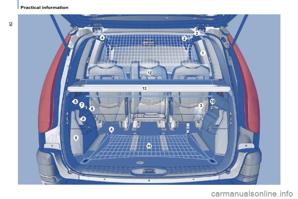 Citroen C8 2009.5 1.G Manual PDF 82
Practical information  