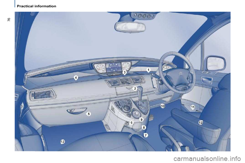 Citroen C8 2010 1.G Manual PDF �7�6
   Practical information     