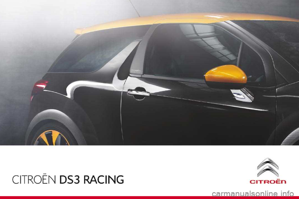 Citroen DS3 2010 1.G Owners Manual 