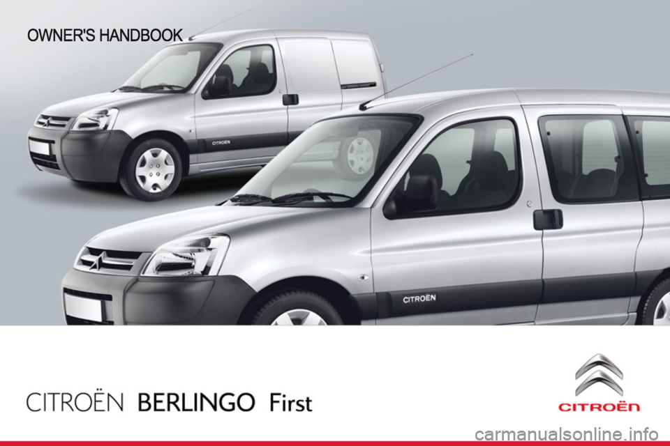 Citroen BERLINGO FIRST 2011.5 1.G Owners Manual 