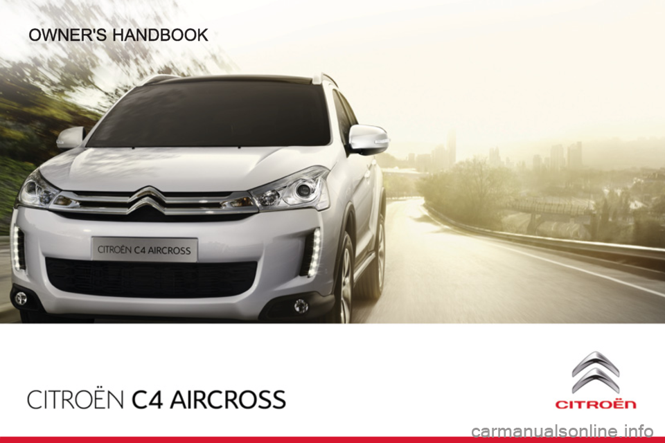 Citroen C4 AIRCROSS RHD 2011.5 1.G Owners Manual 