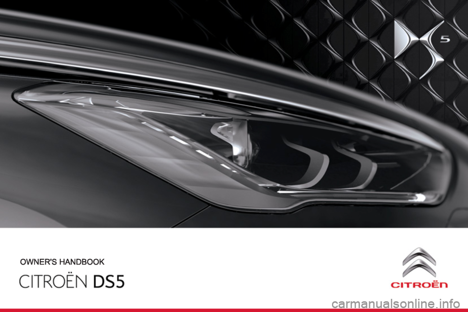 Citroen DS5 RHD 2011.5 1.G Owners Manual 