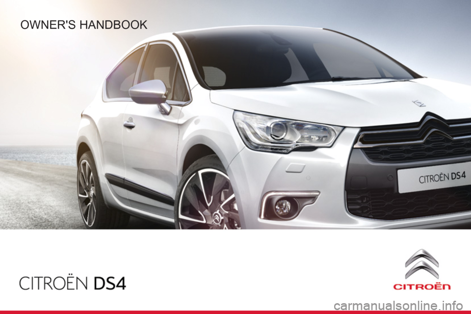 Citroen DS4 2011 1.G Owners Manual   OWNERS HANDBOOK  