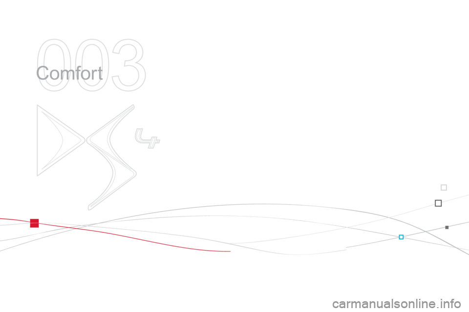 Citroen DS4 2011 1.G Manual PDF 003
  Comfort  