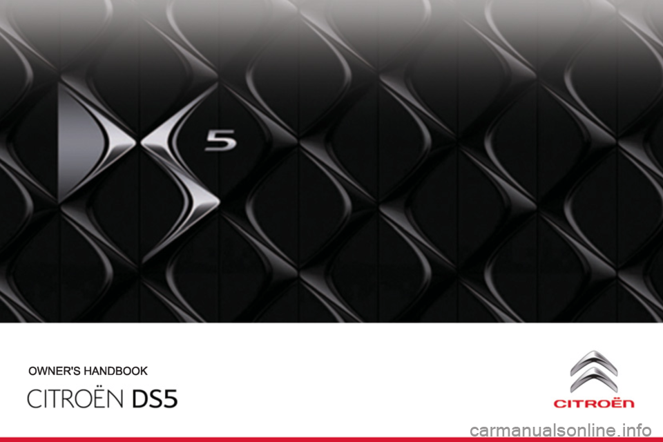 Citroen DS5 2011 1.G Owners Manual 