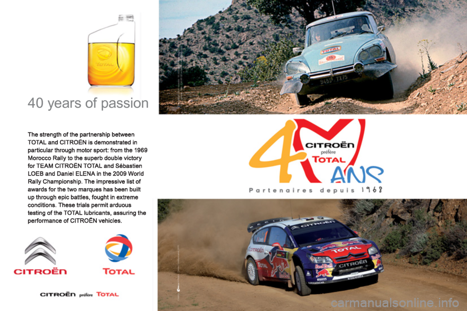 Citroen DS5 2011 1.G Owners Manual   40 years of passion  