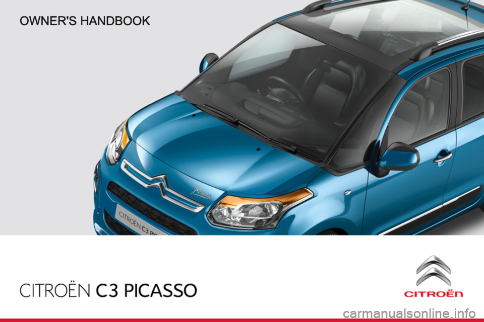 Citroen C3 PICASSO RHD 2012.5 1.G Owners Manual 