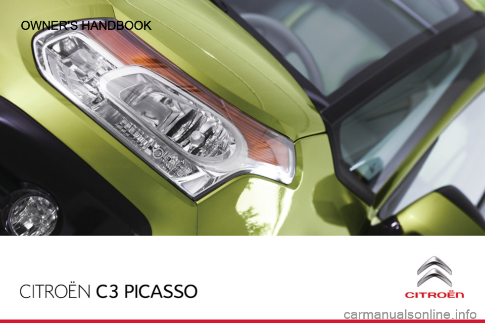 Citroen C3 PICASSO 2012 1.G Owners Manual 