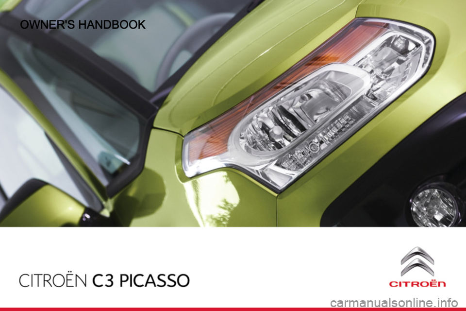 Citroen C3 PICASSO RHD 2012 1.G Owners Manual 