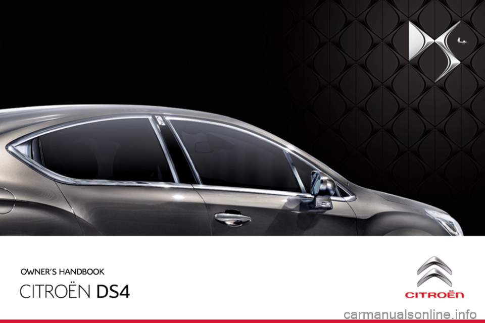 Citroen DS4 2012 1.G Owners Manual 
