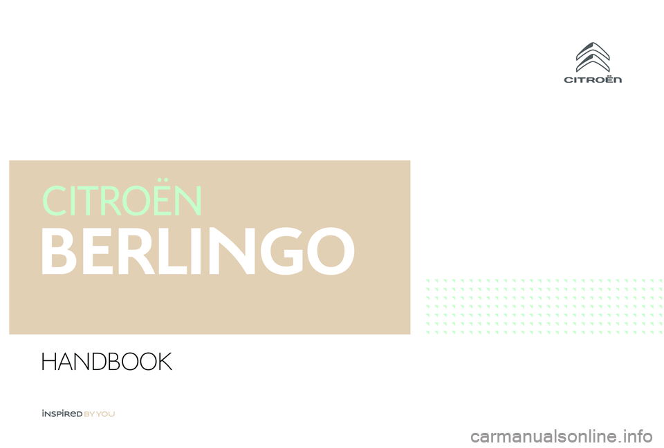 CITROEN BERLINGO VAN 2019 Handbook (in English) HANDBOOK CITROEN BERLINGO VAN 2019 Handbook (in English) HANDBOOK