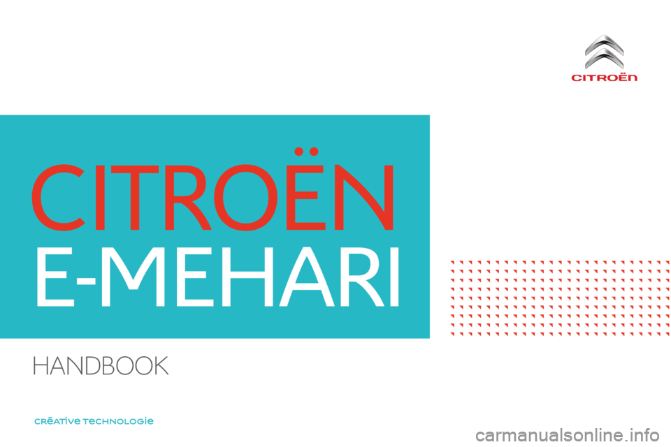 CITROEN E-MEHARI 2017  Handbook (in English) e-mehari_en_Chap00_couverture_ed02-2016
Handbook  