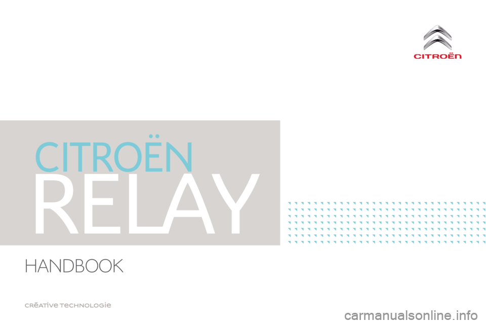 CITROEN RELAY 2017  Handbook (in English) 