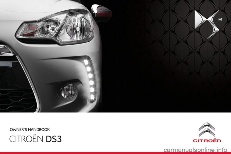 Citroen DS3 2013 1.G Owners Manual 