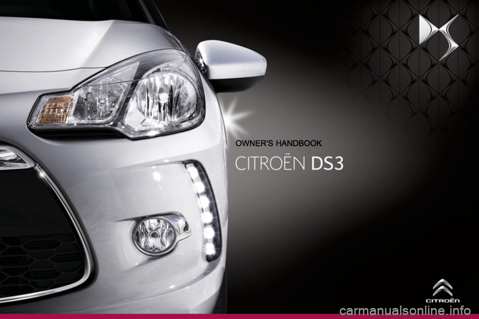 Citroen DS3 RHD 2013 1.G Owners Manual 