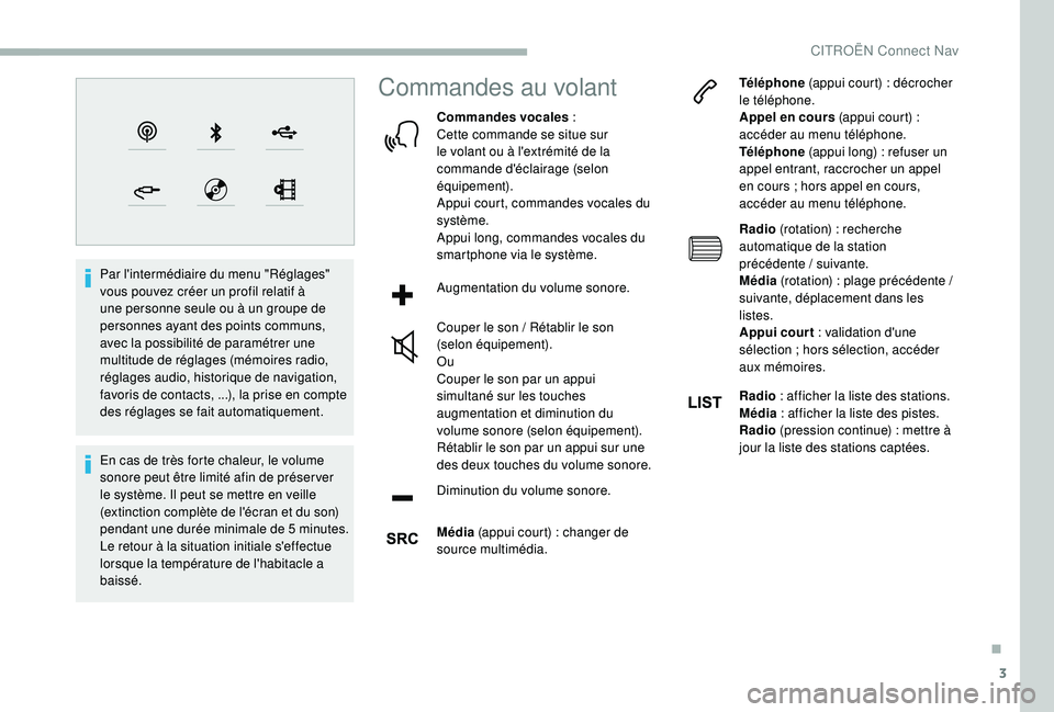 CITROEN BERLINGO VAN 2019 Notices Demploi (in French) 3
Par l'intermédiaire du menu "Réglages"
vous pouvez créer un profil relatif à
une personne seule ou à un groupe de
personnes ayant des points communs,
avec la possibilité de par CITROEN BERLINGO VAN 2019 Notices Demploi (in French) 3
Par l'intermédiaire du menu "Réglages"
vous pouvez créer un profil relatif à
une personne seule ou à un groupe de
personnes ayant des points communs,
avec la possibilité de par
