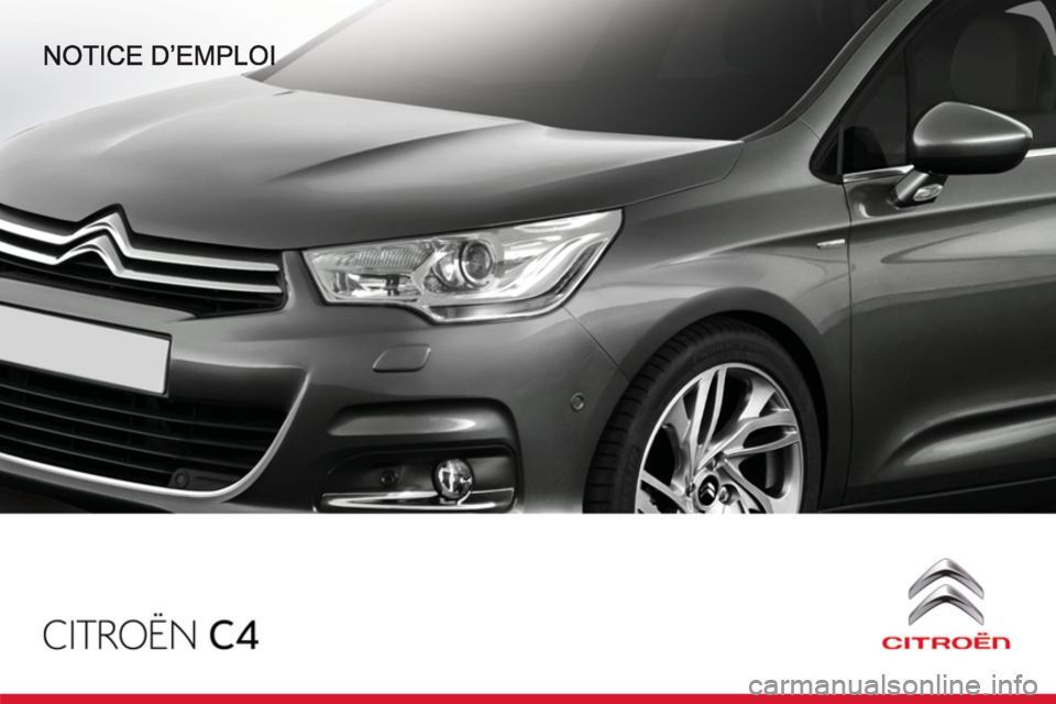 CITROEN C4 2013  Notices Demploi (in French) 