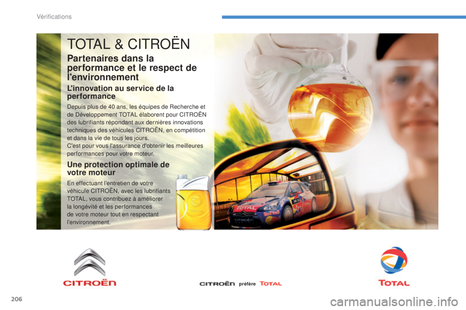 CITROEN C4 AIRCROSS 2016 Notices Demploi (in French) 206
total & CitRoËn
Partenaires dans la
performance et le respect de
l'environnement
L'innovation au service de la
performance
depuis plus de 40 ans, les équipes de Recherche et
de
dé CITROEN C4 AIRCROSS 2016 Notices Demploi (in French) 206
total & CitRoËn
Partenaires dans la
performance et le respect de
l'environnement
L'innovation au service de la
performance
depuis plus de 40 ans, les équipes de Recherche et
de
dé