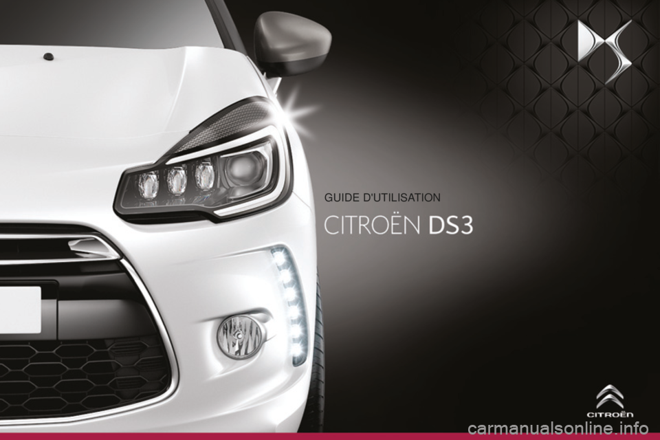 CITROEN DS3 2015  Notices Demploi (in French) Guide d'utilisation 