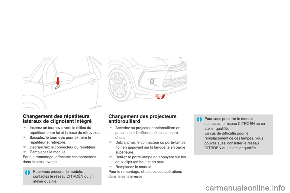 CITROEN DS3 2015 Notices Demploi (in French) Pour vous procurer le module,
contactez le réseau CitRoËn ou un
atelier qualifié.
en c
as de difficulté pour le
remplacement de ces lampes, vous
pouvez aussi consulter le réseau
C
i
t
Ro CITROEN DS3 2015 Notices Demploi (in French) Pour vous procurer le module,
contactez le réseau CitRoËn ou un
atelier qualifié.
en c
as de difficulté pour le
remplacement de ces lampes, vous
pouvez aussi consulter le réseau
C
i
t
Ro