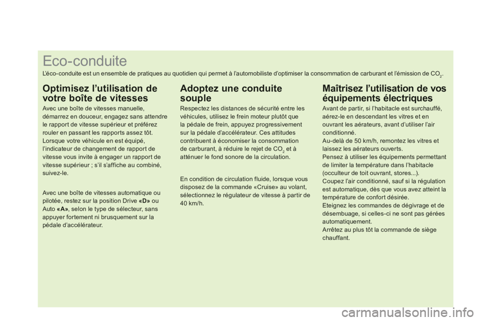 CITROEN DS3 2011  Notices Demploi (in French)    
 
 
 
 
 
 
 
 
 
 
 
 
 
 
 
 
 
 
 
 
 
 
 
 
 
 
 
 
 
 
 
 
 
 
 
 
 
 
 
 
 
 
 
Eco-conduite 
L’éco-conduite est un ensemble de pratiques au quotidien qui permet à l’automobiliste d’ CITROEN DS3 2011  Notices Demploi (in French)    
 
 
 
 
 
 
 
 
 
 
 
 
 
 
 
 
 
 
 
 
 
 
 
 
 
 
 
 
 
 
 
 
 
 
 
 
 
 
 
 
 
 
 
Eco-conduite 
L’éco-conduite est un ensemble de pratiques au quotidien qui permet à l’automobiliste d’