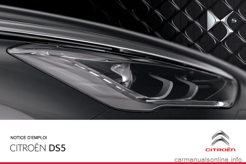 CITROEN DS5 2012  Notices Demploi (in French) 